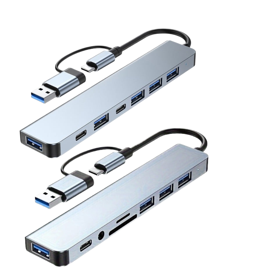 Two-to-seven  seven-in-one splitter docking station usb3.0 high-speed transmission hub