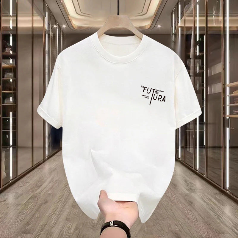 Versatile loose printed T-shirt