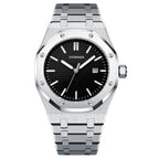 Men's see-through bottom imitation mechanical watches