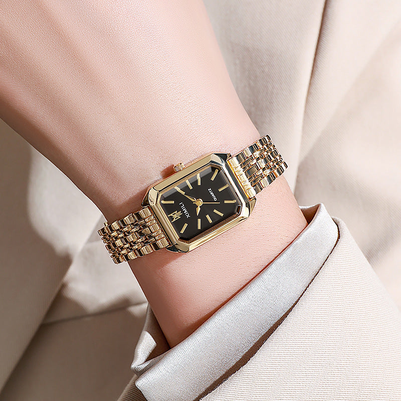 Square Women's Gold Watch