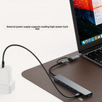 Two-to-seven  seven-in-one splitter docking station usb3.0 high-speed transmission hub