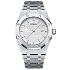 Men's see-through bottom imitation mechanical watches