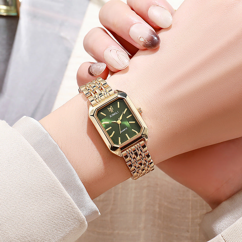 Square Women's Gold Watch