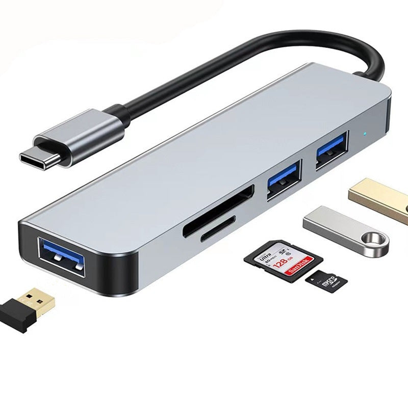Two-to-seven  seven-in-one splitter docking station usb3.0 high-speed transmission hub