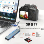 Two-to-seven  seven-in-one splitter docking station usb3.0 high-speed transmission hub