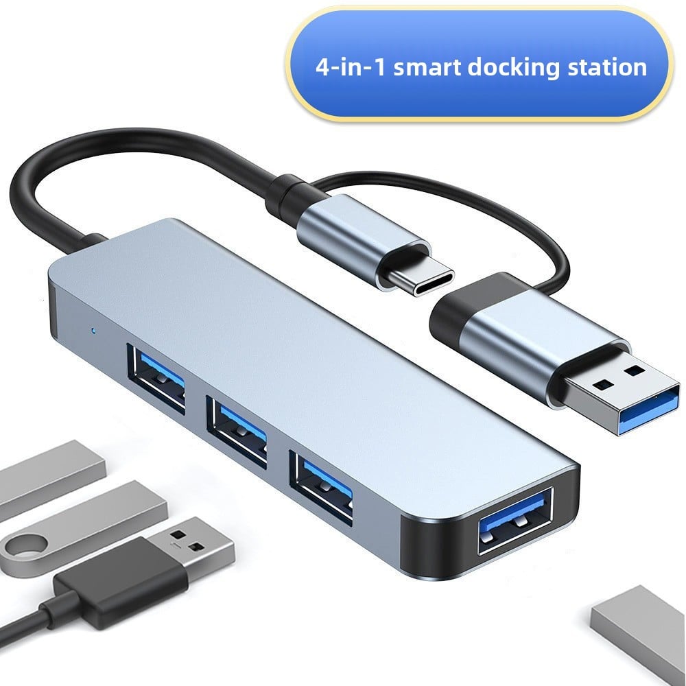 Two-to-seven  seven-in-one splitter docking station usb3.0 high-speed transmission hub